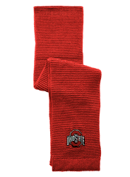 Ohio State Buckeyes Full Color Waffle Scarf