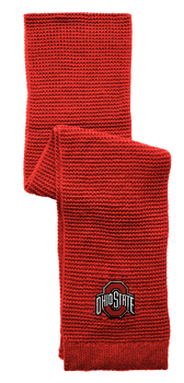 Ohio State Buckeyes Full Color Waffle Scarf