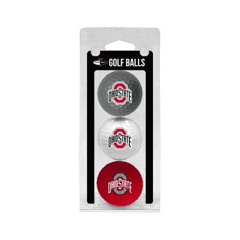 Ohio State Buckeyes Golf Balls - 3 Pack
