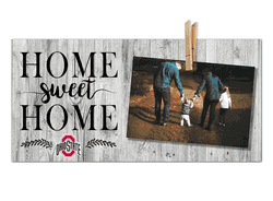 Ohio State Buckeyes Home Sweet Home Clothespin 6x12