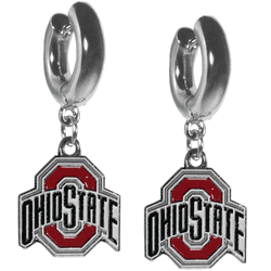 Ohio State Buckeyes Huggie Hoop Earrings