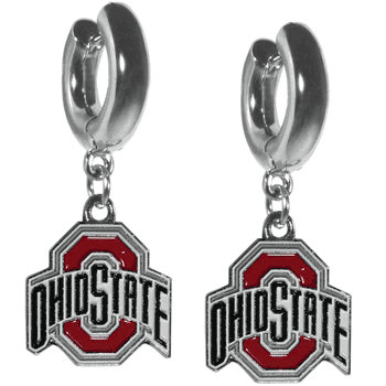 Ohio State Buckeyes Huggie Hoop Earrings