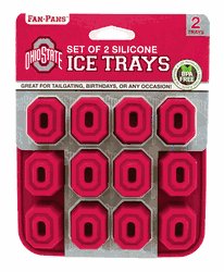 Ohio State Buckeyes Ice Trays 2-Pack