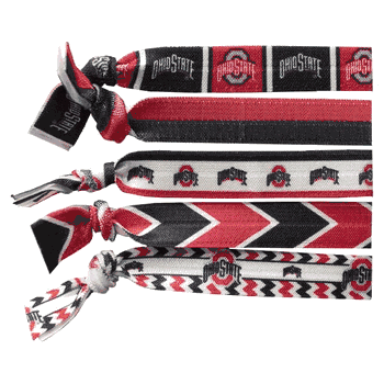 Ohio State Buckeyes Knotted Hair Tie