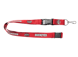 Ohio State Buckeyes Lanyard Red