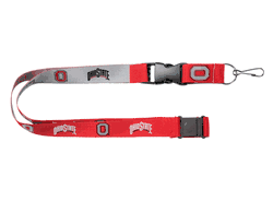 Ohio State Buckeyes Lanyard Reversible