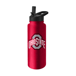 Ohio State Buckeyes Logo 34oz Quencher Water Bottle