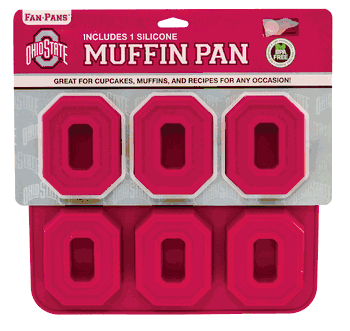 Ohio State Buckeyes Muffin Pan