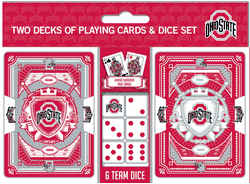 Ohio State Buckeyes NCAA 2-pack Playing Cards & Dice Set