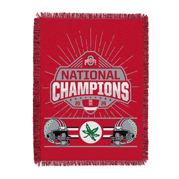 Ohio State Buckeyes NCAA 2024 FBC Peak Tapestry Wall Hanging 46X60 Inches