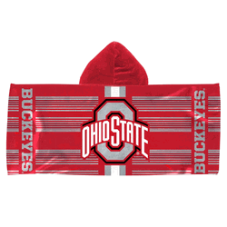 Ohio State Buckeyes NCAA Blockade Youth Hooded Towel 22x51 inches