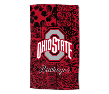 Ohio State Buckeyes NCAA Constructor Oversized Beach Towel 42x72 inches