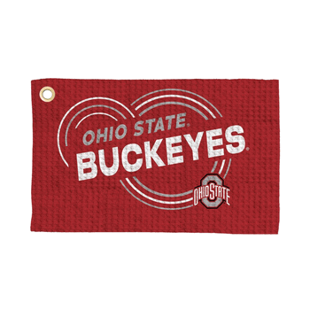 Ohio State Buckeyes NCAA Droplets Waffle Fan Towel 16x25 inches
