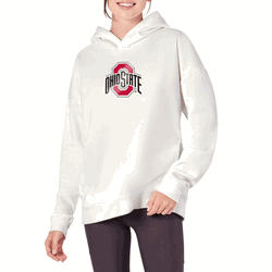 Ohio State Buckeyes NCAA Kadi Hoodie with Zipper Pockets White Medium