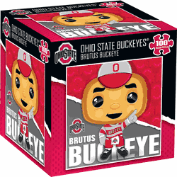 Ohio State Buckeyes NCAA Mascot 100 Piece Square Puzzle