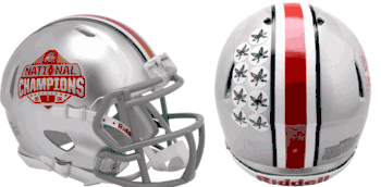 Ohio State Buckeyes NCAA Mini Speed Football Helmet 2024 National Championship