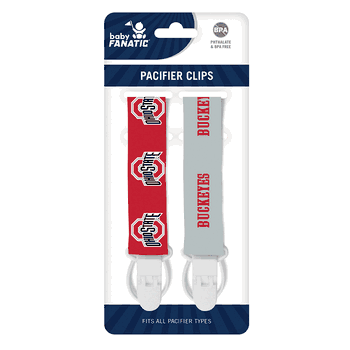 Ohio State Buckeyes Pacifier Clips
