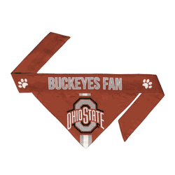 Ohio State Buckeyes Pet Bandana Medium