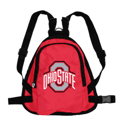 Ohio State Buckeyes Pet Mini Backpack LRED M