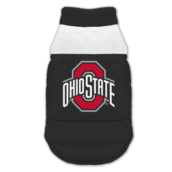 Ohio State Buckeyes Pet Parka Puff Vest XL