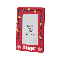 Ohio State Buckeyes Picture Frame with Holiday Lights
