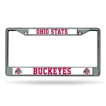 Ohio State Buckeyes Chrome Frame