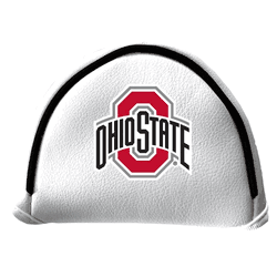 Ohio State Buckeyes Putter Cover - Mallet (White)