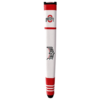Ohio State Buckeyes Putter Grip (White with colored stripes)