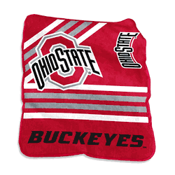 Ohio State Buckeyes Raschel Throw