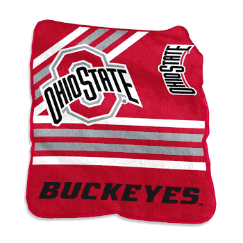 Ohio State Buckeyes Raschel Throw