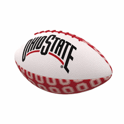 Ohio State Buckeyes Repeating Mini-Size Rubber Football