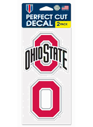 Ohio State Buckeyes Set of 2 Die Cut Decals