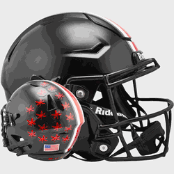 Ohio State Buckeyes SpeedFlex Full Size Football Helmet Black