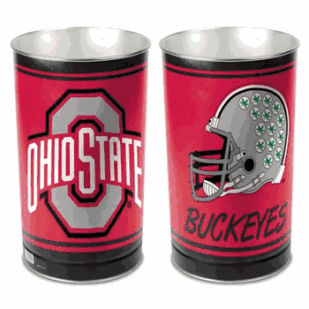 Ohio State Buckeyes Wastebasket 15 Inch Helmet Design