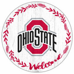 Ohio State Buckeyes Welcome 12in Circle