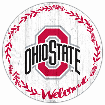 Ohio State Buckeyes Welcome 12in Circle