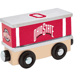 Ohio State Buckeyes Wood Train Box Car