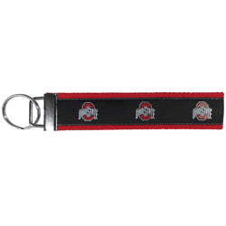 Ohio State Buckeyes Woven Wristlet Key Chain