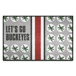 Ohio State Starter Mat Accent Rug - 19in. x 30in. Slogan Design