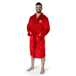 Ohio State University Buckeyes Red Unisex Robe Small/Medium