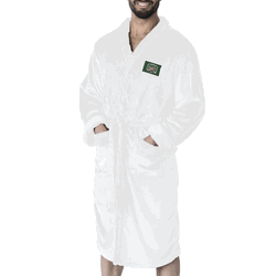 Ohio University Bobcats NCAA White Out Silk Touch Robe Large/XLarge