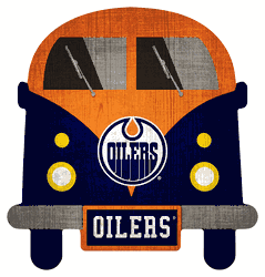 Oilers 12" Team Bus Sign