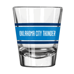 Oklahoma City Thunder 2oz Stripe Shot Glass