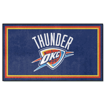 Oklahoma City Thunder 3ft. x 5ft. Plush Area Rug