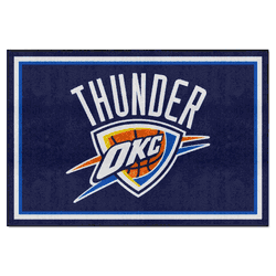 Oklahoma City Thunder 5ft. x 8 ft. Plush Area Rug