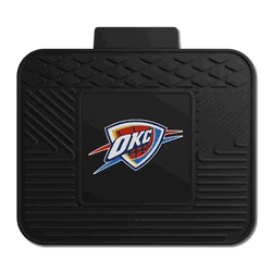 Oklahoma City Thunder Back Seat Car Utility Mat - 14in. x 17in.