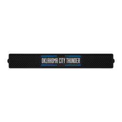 Oklahoma City Thunder Bar Drink Mat - 3.25in. x 24in.