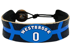 Oklahoma City Thunder Bracelet Team Color Basketball Russell Westbrook CO