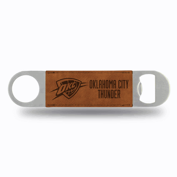 Oklahoma City Thunder Brown Laser Engraved Bar Blade