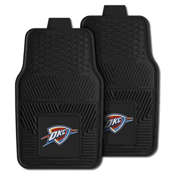 Oklahoma City Thunder Heavy Duty Car Mat Set - 2 Pieces